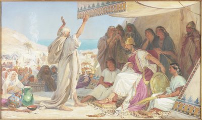 Elijah Before King Ahab by John Absolon